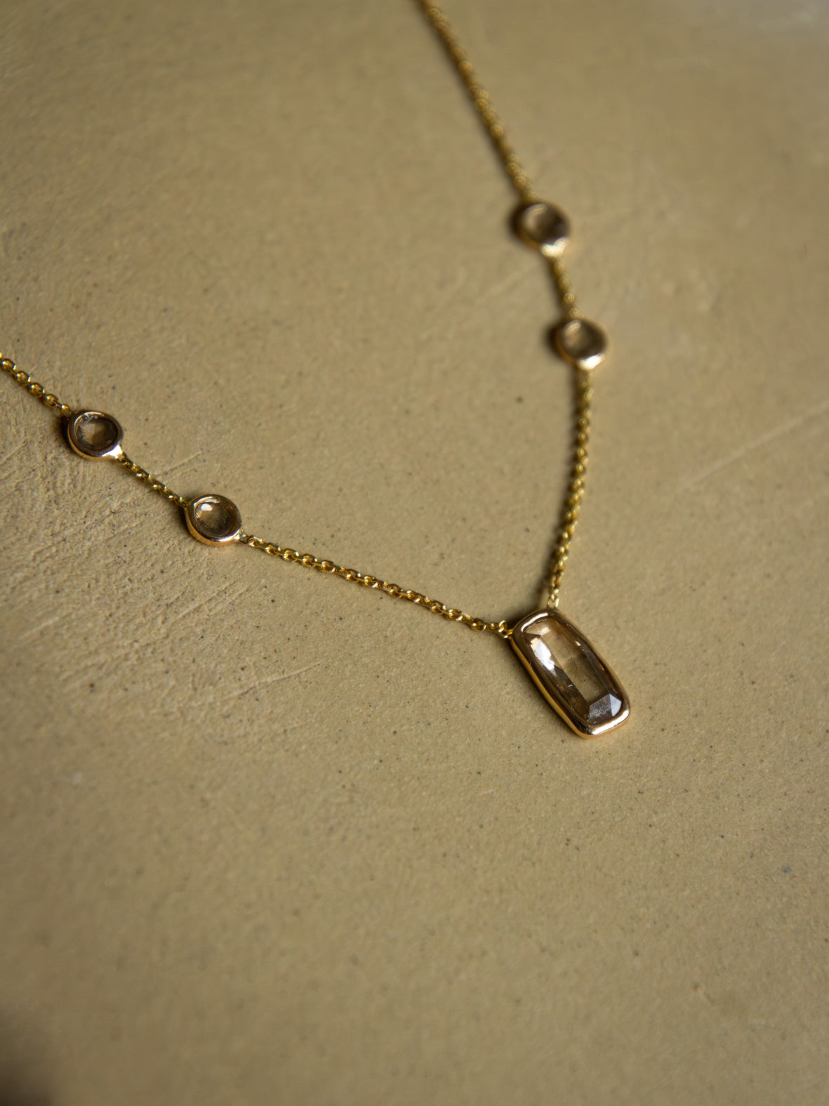 Collar Square & Rose-cut Diamond