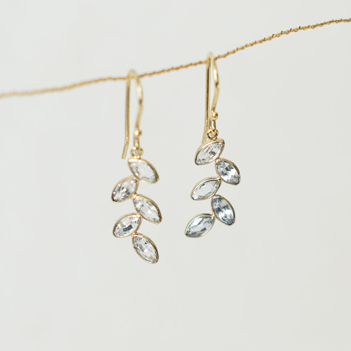 Sapphire Petals Earrings