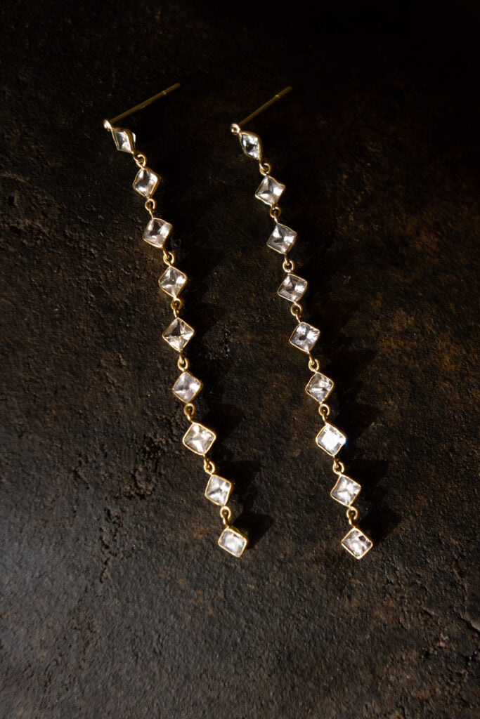 Cascade Sapphire Earrings