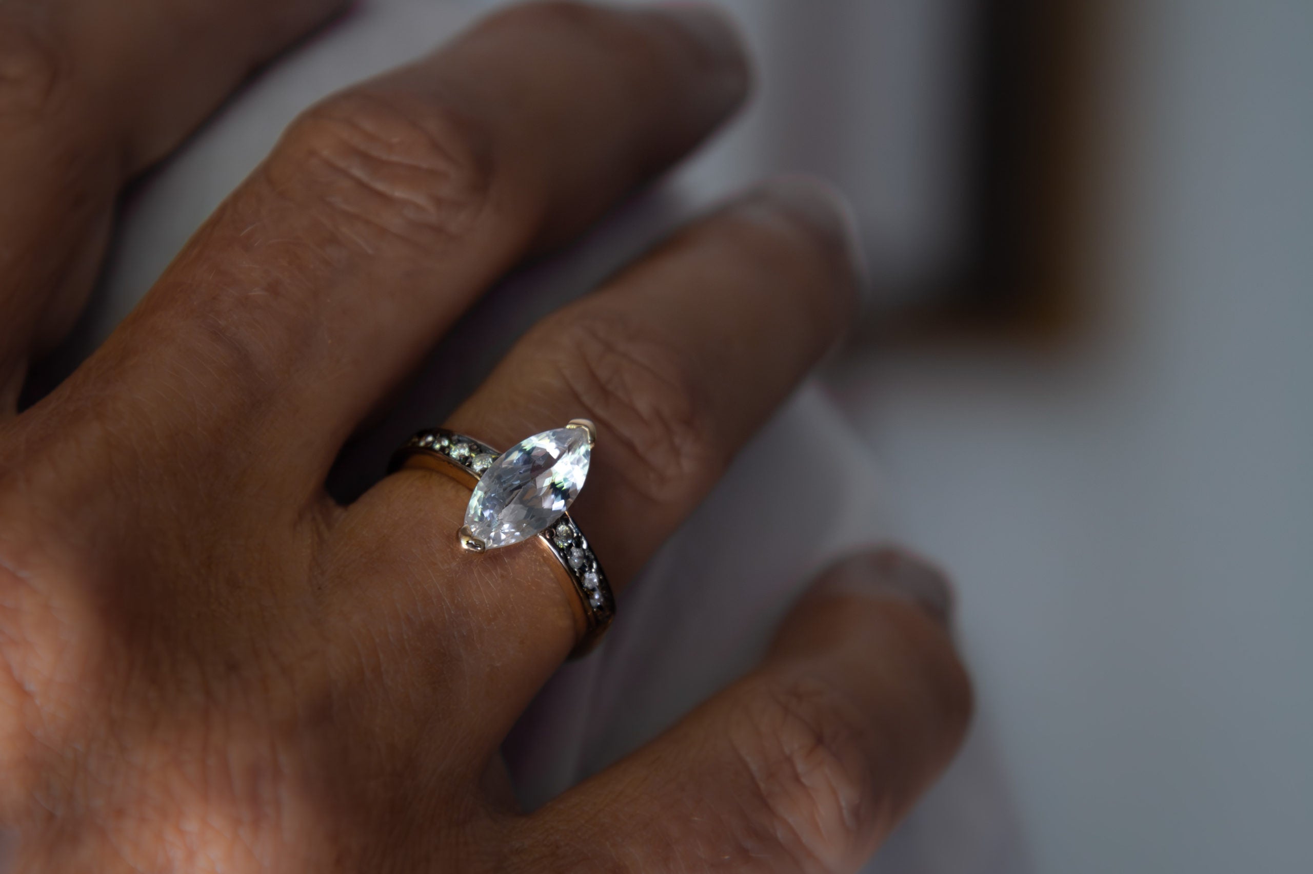 Marquise Sapphire Ring