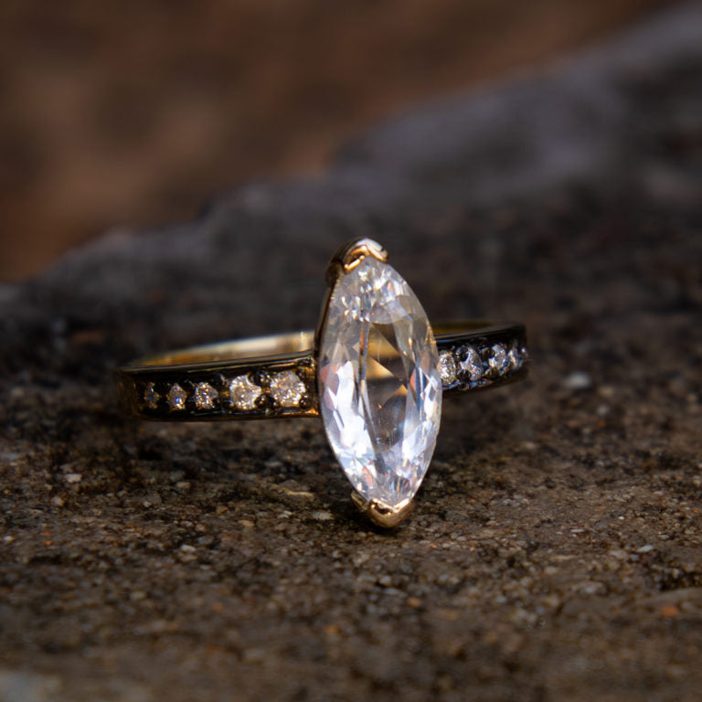 Anillo Marquise Sapphire