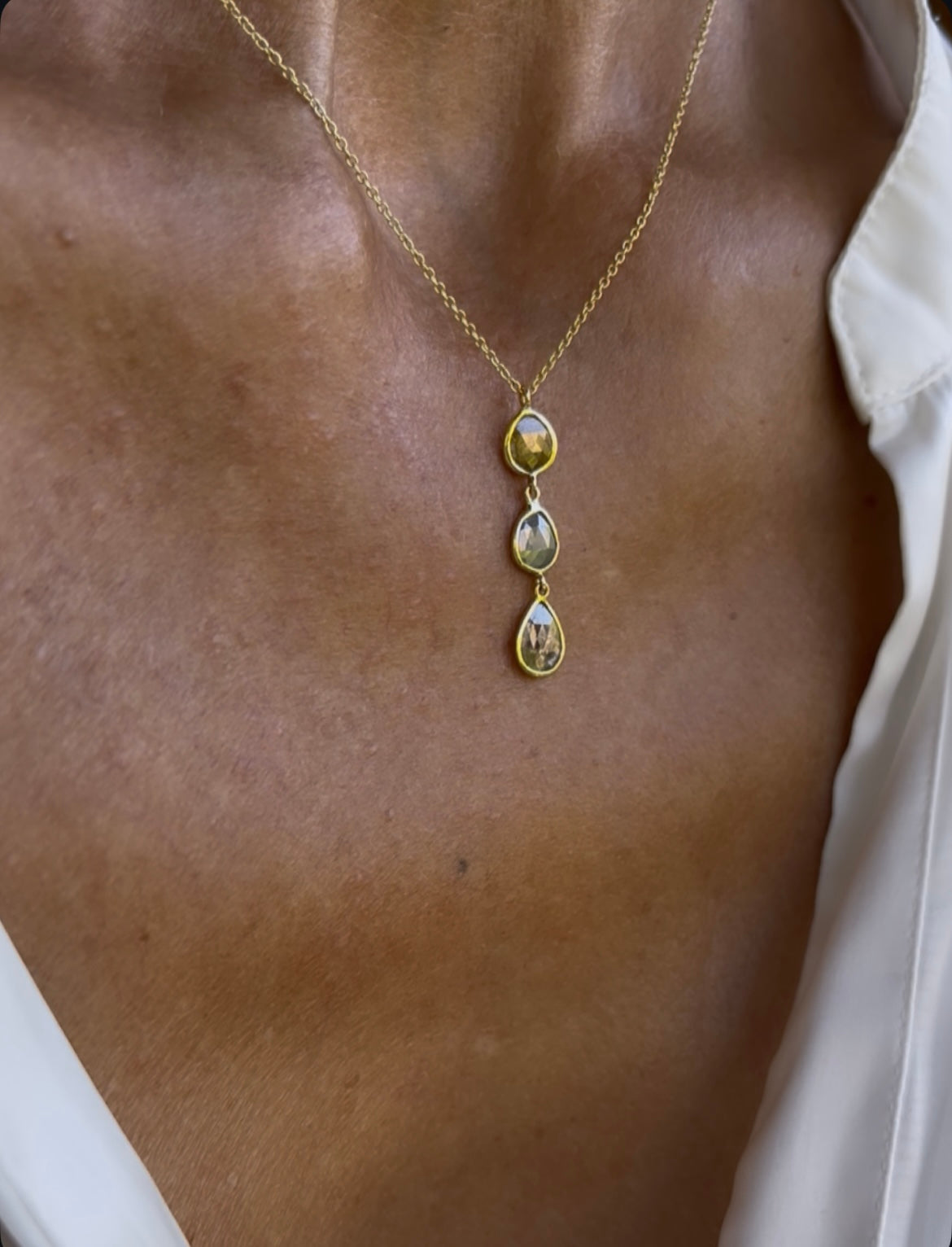 Colgante Trio Fancy Diamond