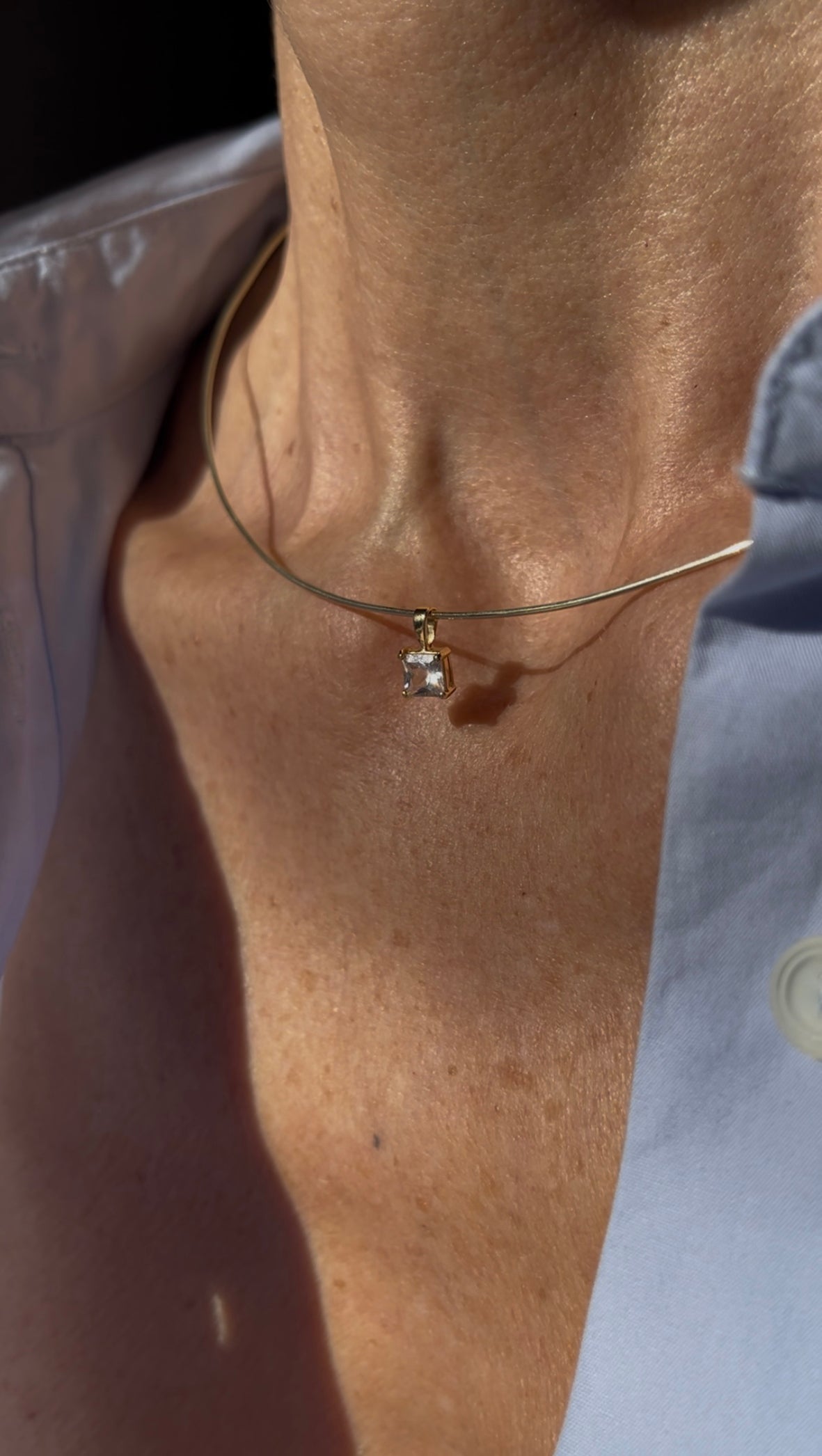 Sapphire Pendant & Choker