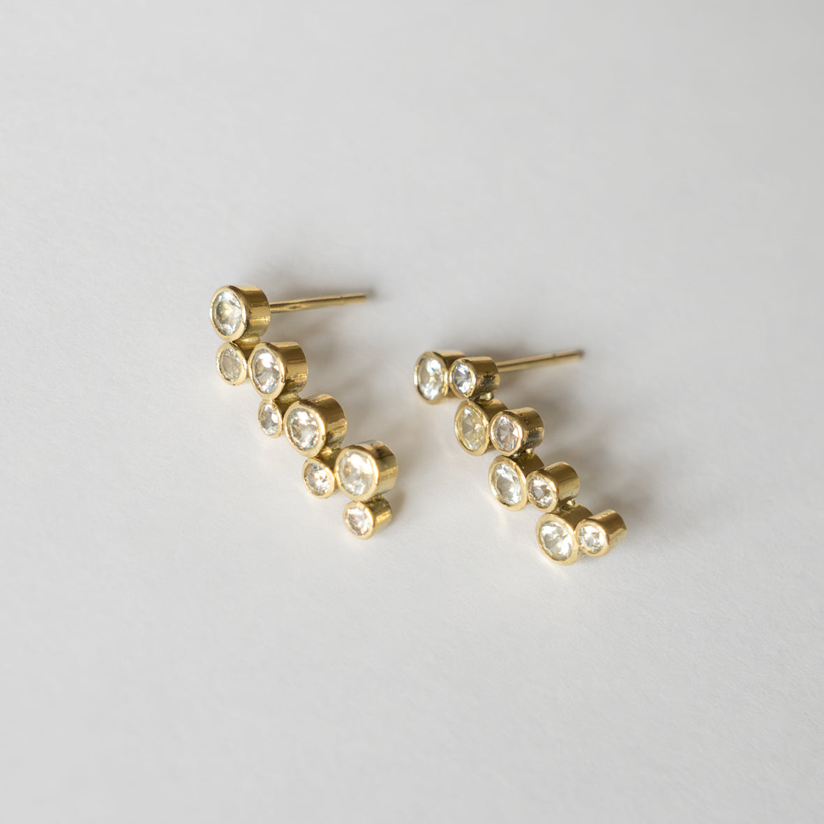 Pepper Sapphire Earrings