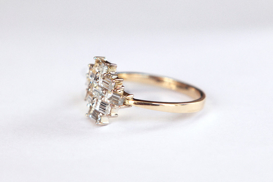 Baguette Sapphire Ring