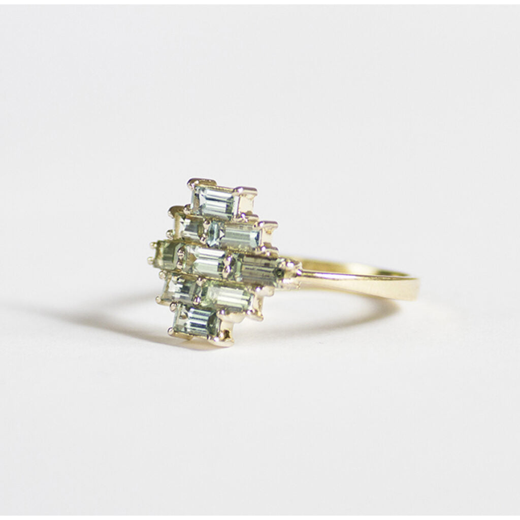 Baguette Sapphire Ring