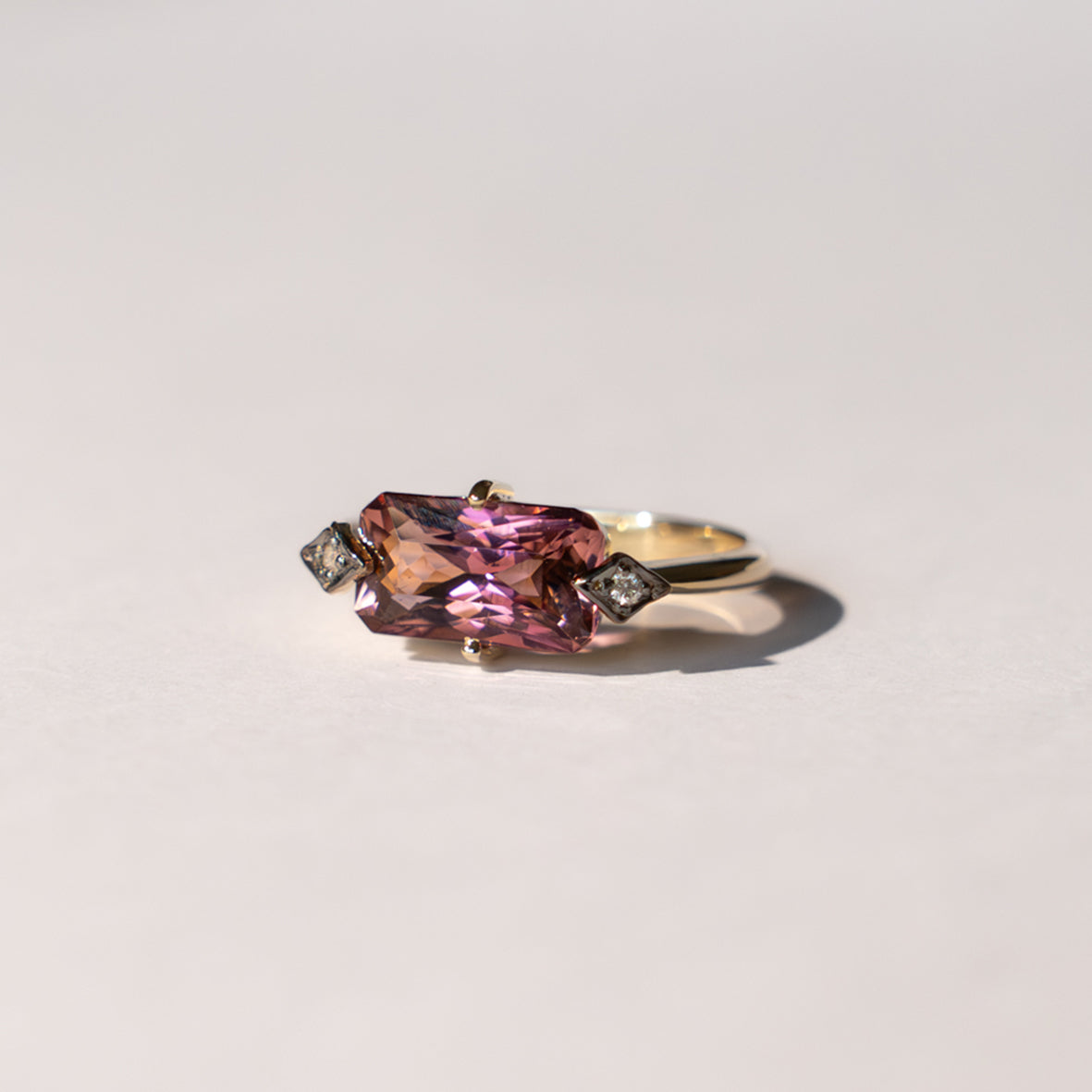 Anillo Berry Pink Tourmaline
