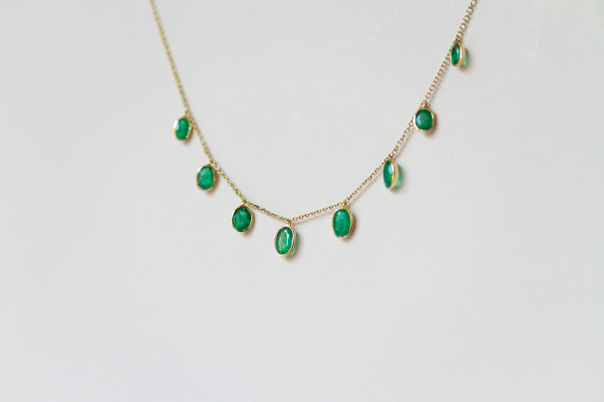 Collar Emerald Drop