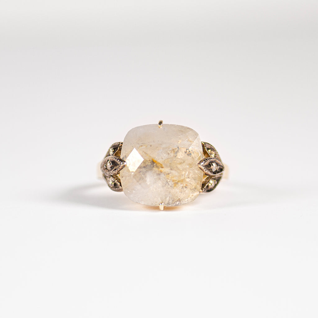 Anillo Leaves Sapphire