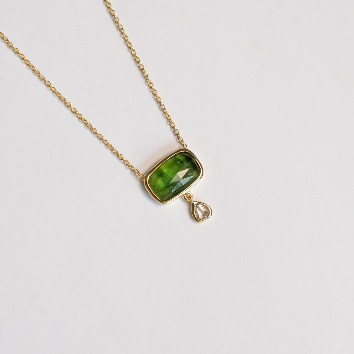 Green Tourmaline Holi Pendant