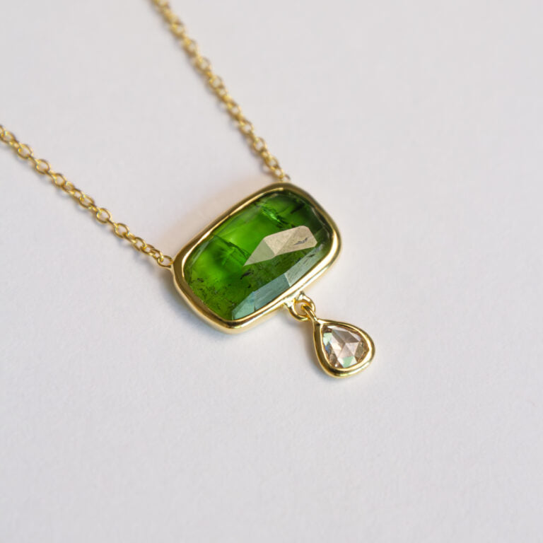 Green Tourmaline Holi Pendant