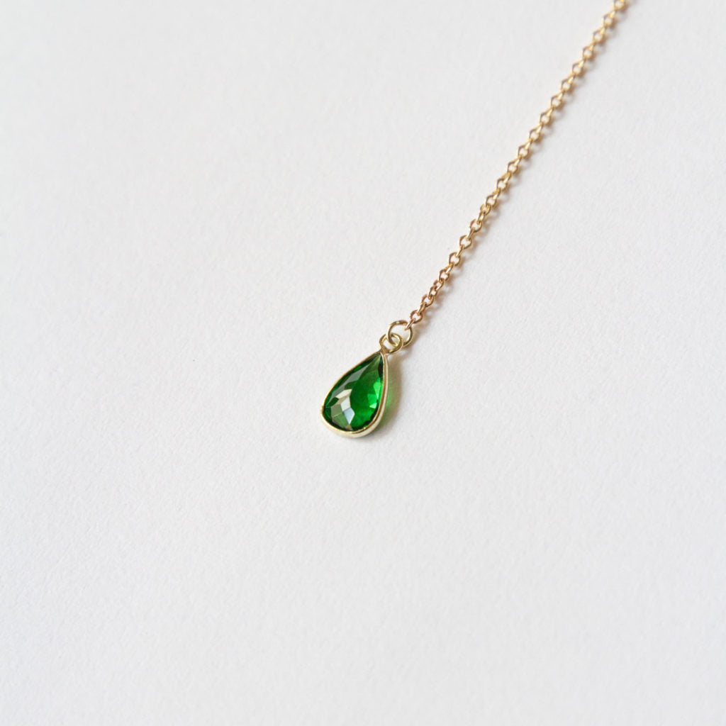 Collar Tsavorites Long Chain