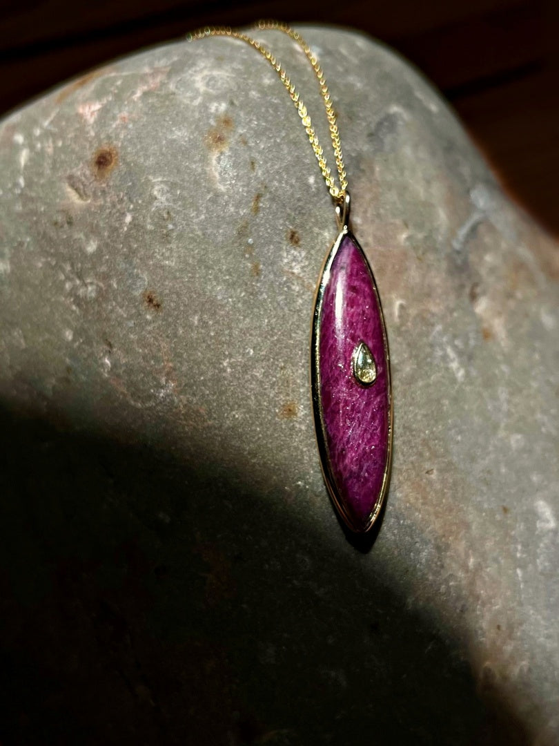 Collar Kundan Ruby