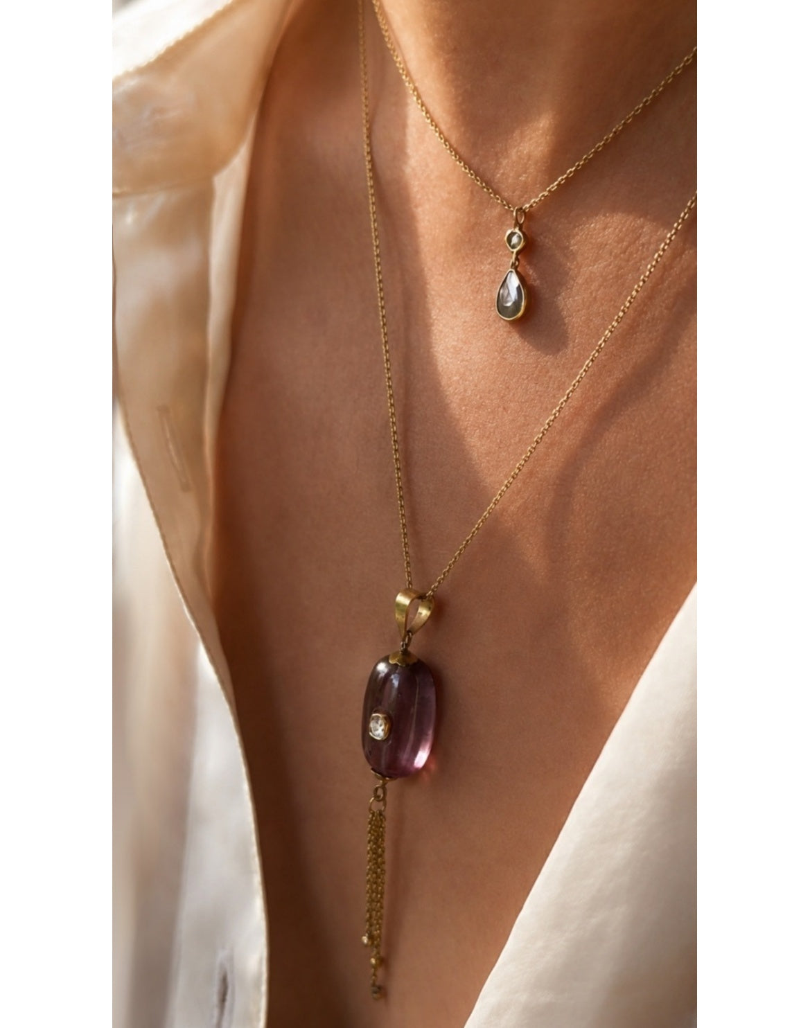 Collar Kundan Tourmaline